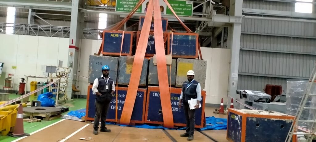 best load testing service provider in bengaluru - adrtek india crane loadd testing - bengaluru crane load test adrtek company