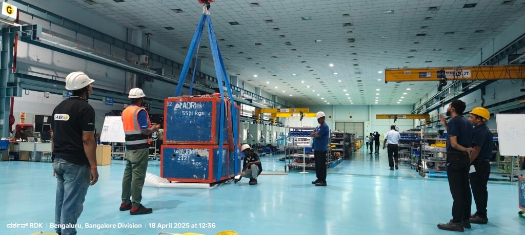 best load testing service provider in bengaluru - adrtek india crane loadd testing - bengaluru crane load test adrtek company